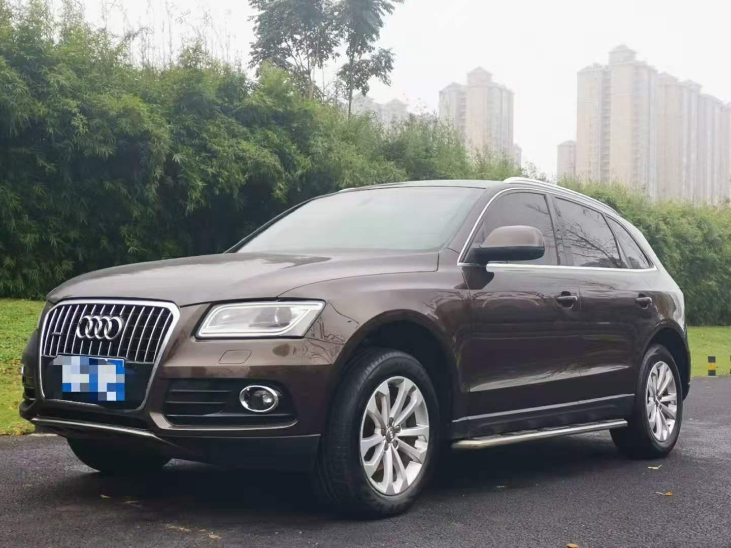 14年奧迪Q5，2.0T大天窗，整車大部分原裝漆